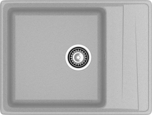 Кухонная мойка Granfest Level LV-660L серый 66х50 цвет серый поверхность матовая