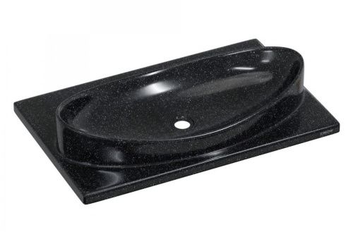 Раковина из искусственного камня СанТа 900144 70х45 подвесная цвет млечный путь