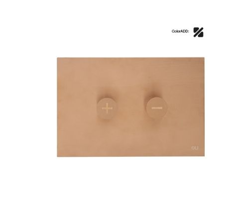 Клавиша смыва пневматическая Oli TRUMPET 878784 цвет бронза