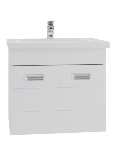 Тумба с раковиной Orange Таис TP2-TUW+RA 60х45х53 цвет белый