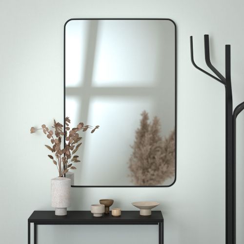 Зеркало в ванную Evoform Colora BY 0440 80х120 цвет черный