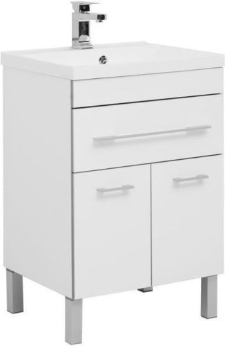 Тумба с раковиной Aquanet Верона 00287667 58х48х88 напольная цвет белый
