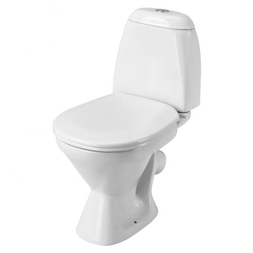 Унитаз-компакт напольный с бачком Santek Римини 1WH501523 белый с сиденьем каскадный смыв