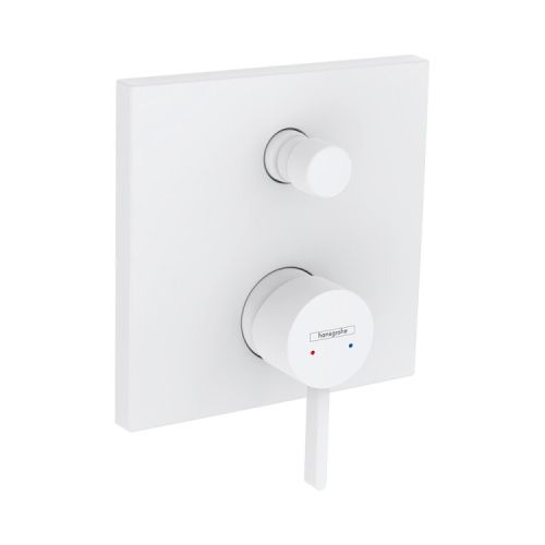 Смеситель Hansgrohe Finoris 76415700 настенный встраиваемый белый матовый