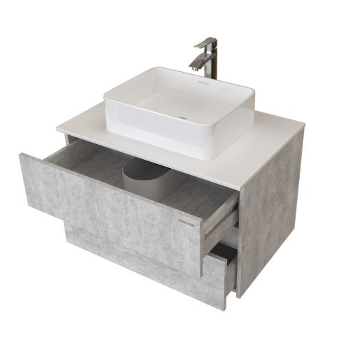 Тумба под раковину Grossman Эдванс 108010 80х50х53 подвесная цвет веллингтон