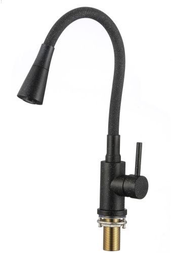 Смеситель для кухни Savol S-3002HM-H на мойку черный