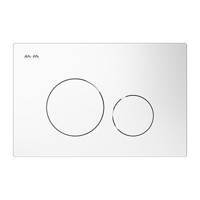 Клавиша смыва пневматическая Am.Pm Pro L I049001 цвет белый глянцевый - фото 2