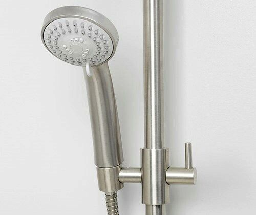 Душевая стойка WasserKRAFT Wern 4200 A038 настенная цвет никель - фото 5