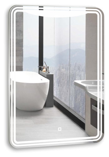 Зеркало в ванную Azario LED-00002534 55х80