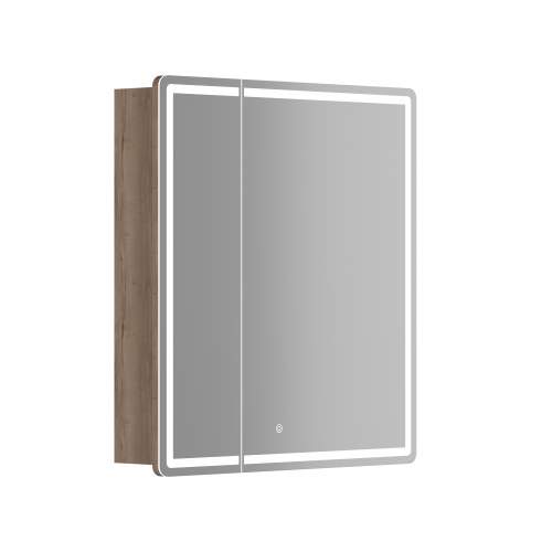 Зеркало-шкаф Sancos Mirror MI70EG 69х15х74 настенный цвет дуб галифакс натуральный