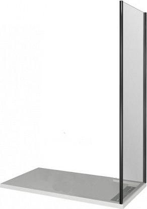 Душевая перегородка Good Door WALK IN ВИ00019 90х195 стекло прозрачное профиль черный матовый