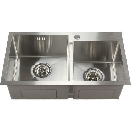 Кухонная мойка Melana ProfLine S7240H сатин 72х40 цвет сатин поверхность матовая