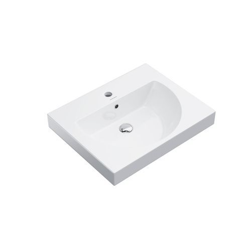 Раковина керамическая Kerama Marazzi BUNGIORNO BG.wb.60 60х48 подвесная цвет белый 1 отверстие под смеситель