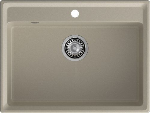 Кухонная мойка Granfest Level LV-660 топаз 66х50 цвет серый поверхность матовая