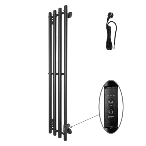 Полотенцесушитель Altasan Арго Арго12021ЧМ подвесной 21х120 электрический черный муар