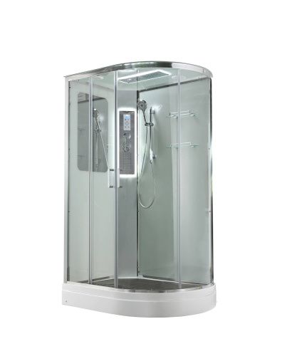 Душевая кабина AvaCan A A2912LLED 120х90 асимметричная с крышей ориентация левая