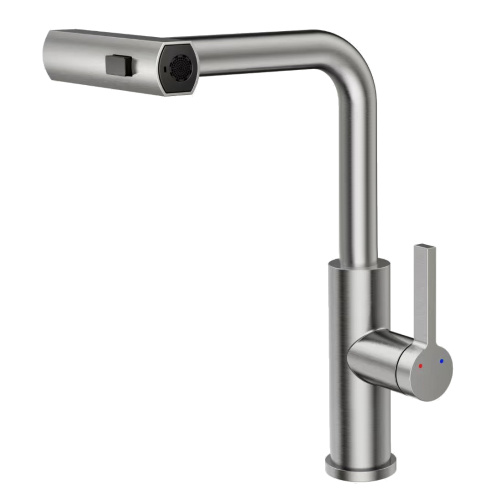 Смеситель для кухни  Tinos TI3732-18 на раковину/столешницу сатин