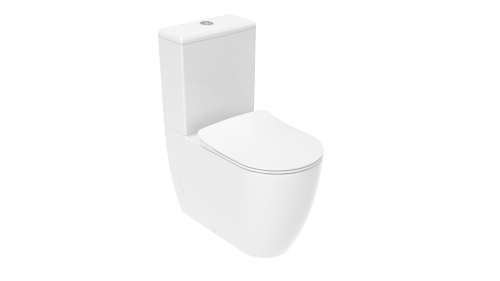 Чаша унитаза напольная Creavit Free FE360-11CB00E-0000 цвет белый без бачка без сиденья душевой смыв