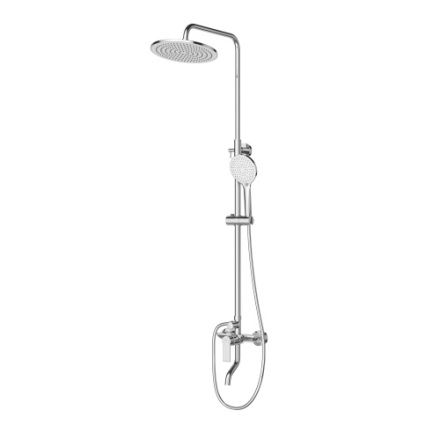 Душевая стойка BelBagno AURORA AURORA-VSCM-CRM настенная цвет хром