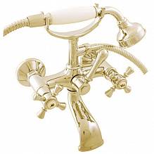 Смеситель для ванны и душа MORAVA RETRO MK360.5/2Z настенный золото