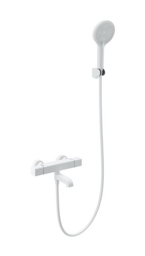 Смеситель для ванны Wonzon & Woghand Stay WW-B2016-A1-MW настенный белый с термостатом