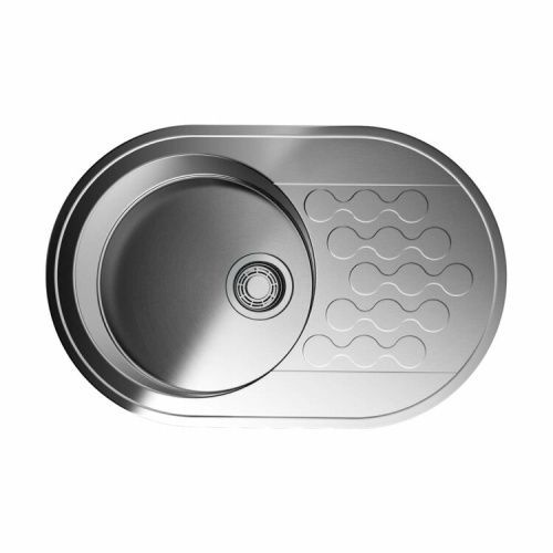 Кухонная мойка Omoikiri Kasumigaura 4993728 65х46 цвет нержавеющая сталь