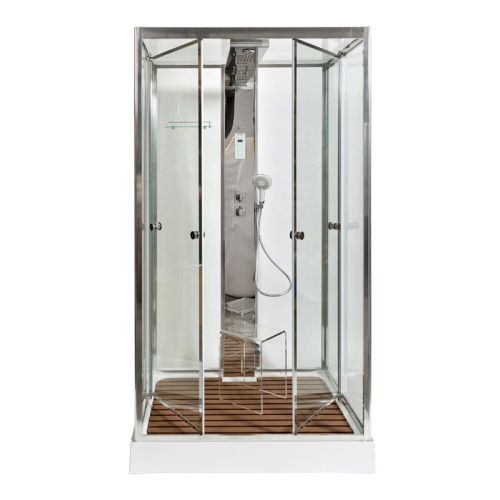 Душевая кабина AvaCan Z122STEAM 120х90 прямоугольная с крышей ориентация универсальная