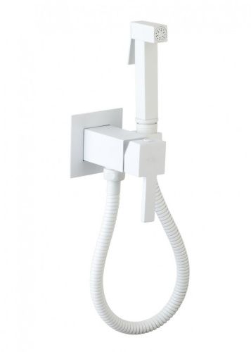 Гигиенический душ со смесителем Ceramalux KBS/005 белый матовый