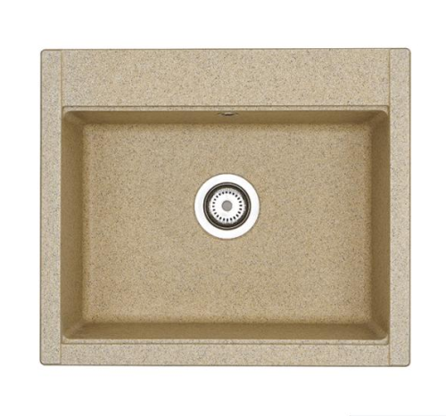 Кухонная мойка Aquaton Делия 1A715232LD220 59х51 цвет песочный поверхность матовая