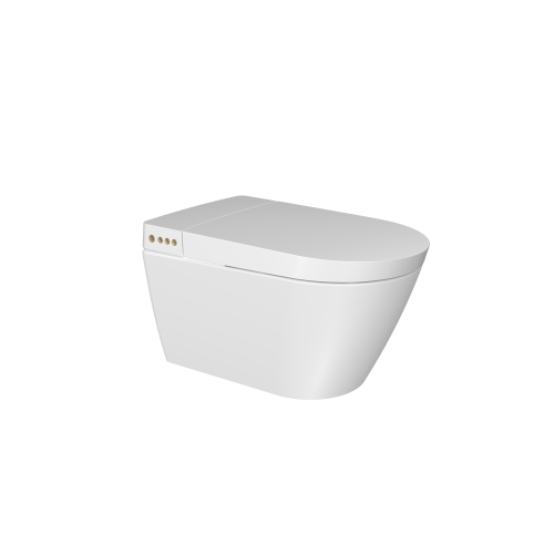 Чаша унитаза подвесная Creavit WQ Smart WQ320-11CB00E-0000 цвет белый без сиденья безободковая смыв торнадо