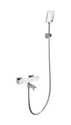 Смеситель для ванны Wonzon & Woghand Stay WW-B2026-A1-CR настенный хром с термостатом