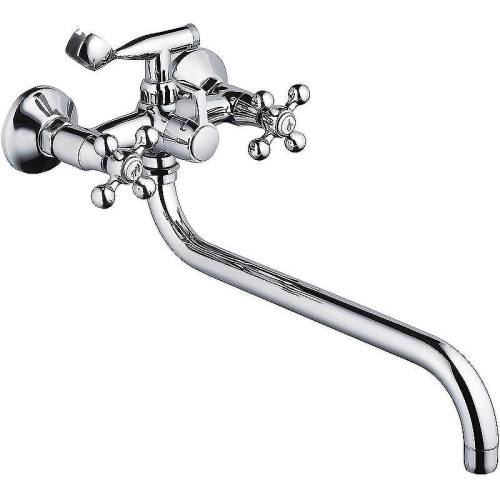 Cмеситель для ванны и душа Haiba HB2619-2 настенный хром