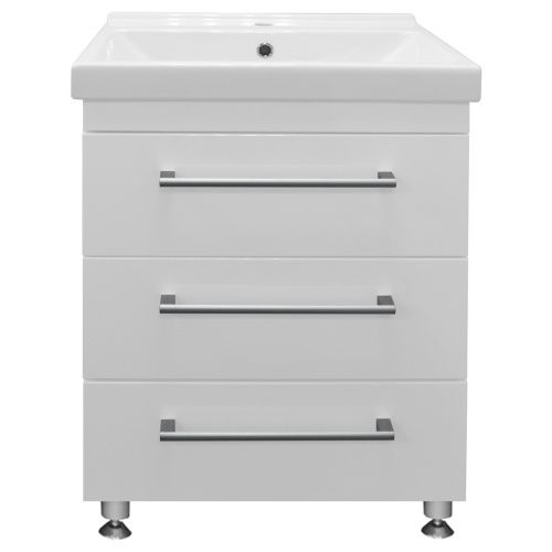 Тумба с раковиной Loranto Модерн CS00039377 60х44х85 цвет белый