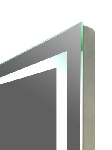 Зеркало в ванную Континент Rimini ЗЛП1404 100х70 цвет белый