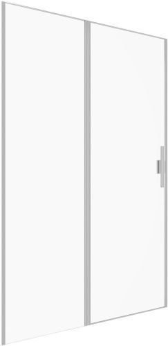 Душевая дверь Allen Brau Priority 3.31032.BA 120х200 стекло прозрачное профиль серебро брашированное