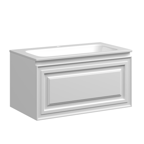 Тумба под раковину Sancos Very VR80W 79х45х41 подвесная цвет белый