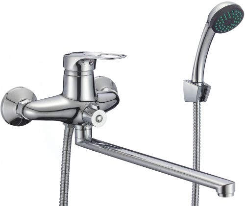 Смеситель для ванны и душа Fmark FM2204 настенный хром