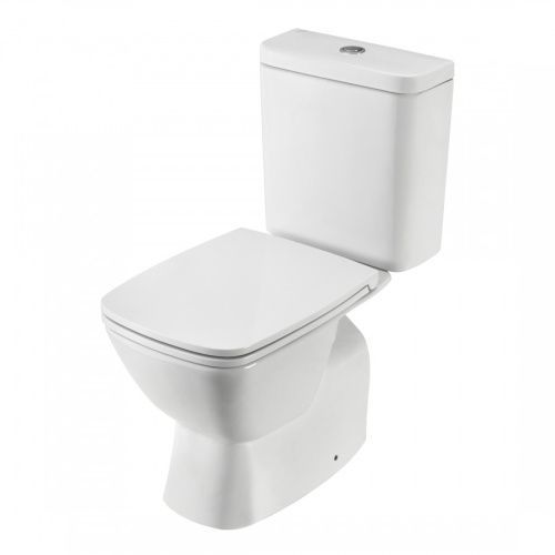 Унитаз-компакт напольный с бачком Santek Нео 1WH302418 белый с сиденьем микролифт безободковый каскадный смыв