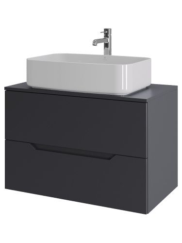 Тумба с раковиной Orange Line Li-80TugMDF+B07-600W 81х46х69