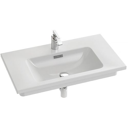 Раковина керамическая Jacob Delafon Vox 80 см EXAE112-Z-00 подвесная цвет белый 1 отверстие под смеситель