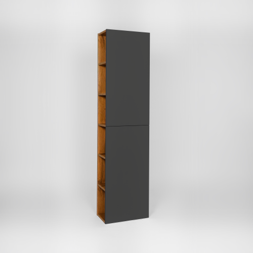 Шкаф-пенал Viant Бостон VBOS400G-PENP 23х23х160 подвесной цвет графит