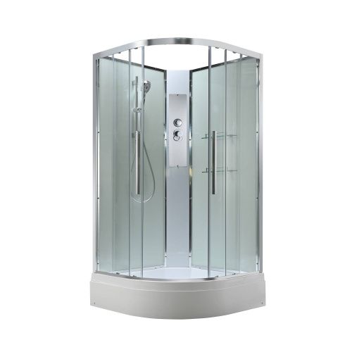 Душевая кабина AvaCan EM EM3010NT 100х100 четверть круга без крыши ориентация универсальная