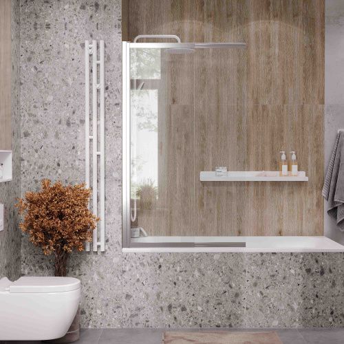 Душевая шторка Reflexion Slider RX15090CCR-22 90x150 стекло прозрачное профиль хром ориентация универсальная