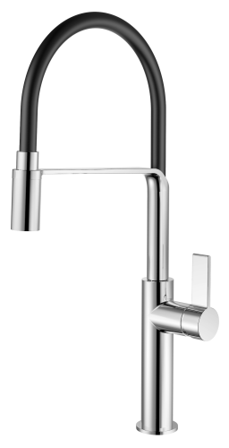 Смеситель для кухни Rush MS9035-35Black на мойку хром