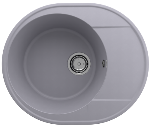 Кухонная мойка Ulgran Quartz Nora 585-05 59х49 цвет серый поверхность матовая