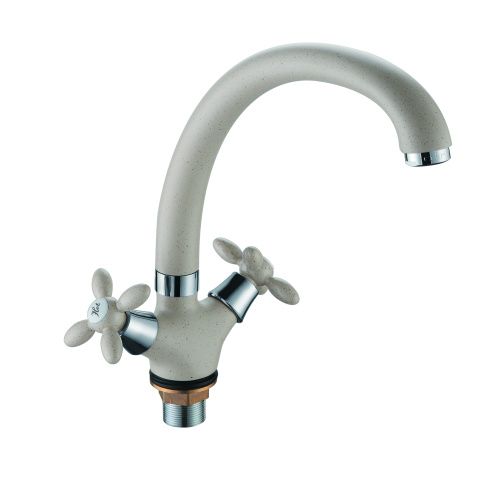 Смеситель для кухни D-Lin D153808-K на мойку бежевый