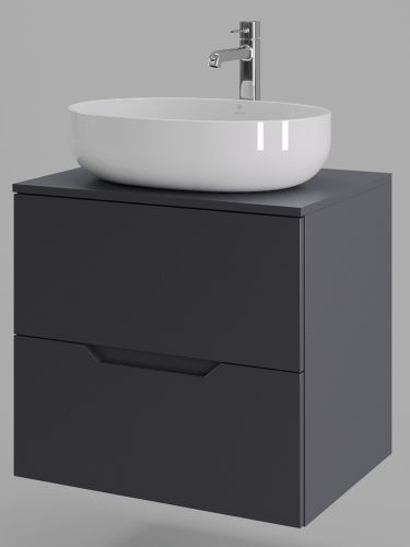 Тумба с раковиной Orange Line Li-60TugMDF+B05-520W 61х46х70