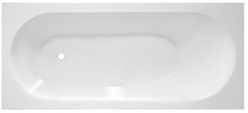 Ванна из литьевго мрамора Aquanet Lotos Stone AQ-00332894 180х80 пристенная прямоугольная без ножек