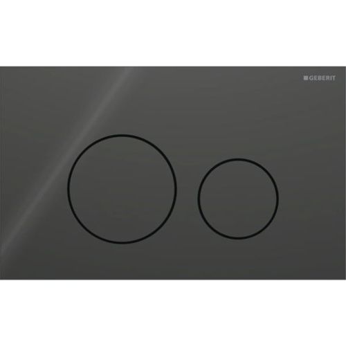 Клавиша смыва механическая Geberit Sigma 115.628.SJ.1 цвет черный глянцевый