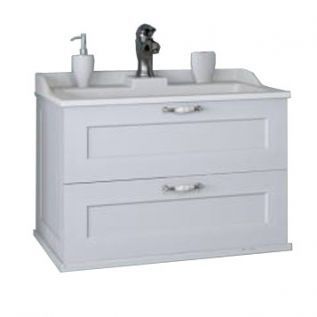 Тумба под раковину Aquaton Леон 1A187001LBPS0 65х45х44 подвесная цвет светлое дерево